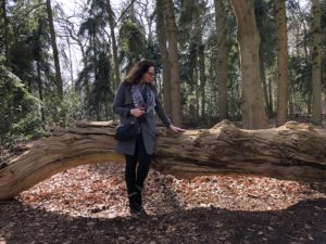 Sybylle im Rijsterwald. Foto Sybylle Kroon